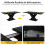 Table salle à manger extensible bois 120-160 cm, 6 pers, noir 7