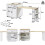 (White) Table haute extensible avec 2 tiroirs et compartiments de rangement 4