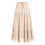 Damen-Maxiröcke, elastische A-Linie mit hoher Taille,-Beige L 1