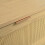 (Oak) Commode avec 6 tiroirs et poignées métal pour rangement 2