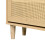 (Oak) Commode avec 6 tiroirs et poignées métal pour rangement 4