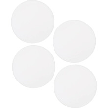 Ensemble de 4 butoirs ronds en silicone pour poignées de porte, coussinets de protection muraux auto-adhésifs