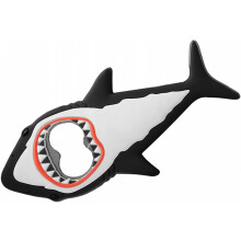 Lot de 3 ouvre-bouteilles électriques en forme de requin, aimants pour réfrigérateur et bouteilles de bière amusantes.