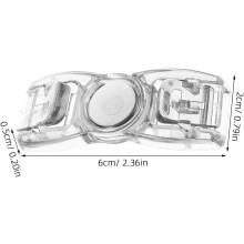 Lot de 4 boucles universelles pour lunettes de natation, clips de fixation en plastique, accessoires pour lunettes de natation