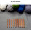Ensemble de 9 crochets à tresser pour dreadlocks, avec manche en métal. 8