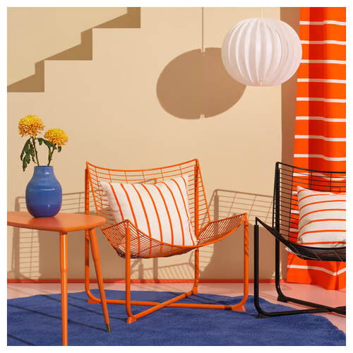 IKEA SKÅLBODA Lounge Armchair-Orange