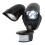 Litecraft Lune Twin Floodlight with Sensors, Black 1