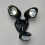 Litecraft Lune Twin Floodlight with Sensors, Black 4