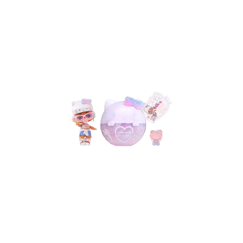 L.o.l. Surprise! Lol Surprise Loves Hello Kitty Tots - Limited Edition Crystal Cutie Doll - Hello Kitty 50Th Birthday Collectible Doll With 7 Surprises - Ideal For
