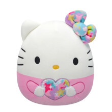 Squishmallows Original Sanrio 8-Inch Starshine Hello Kitty Holding Rainbow Heart – Official Jazwares Plush (Little)