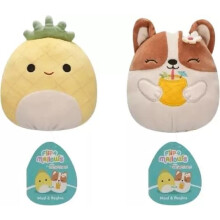 Squishmallows Flip-A-Mallows 5-Inch, Kellytoy Plush, Maui & Regina