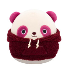 Squishmallows Original 7.5-Inch Ponder the Panda with a Wooly Hoodie