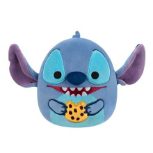 Squishmallows Original 10-Inch Disney Chef Stitch Eating Chocolate Chip Cookie Plush