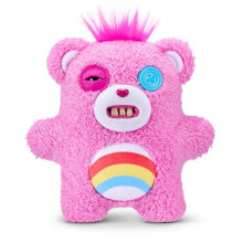 Fuggler Care Bears 9-Inch Plush Toy (Cheer Bear) by ZURU – Funny Ugly Monster Stuffed Animal with Human-Like Teeth, Collectible Plush for Kids,
