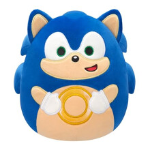 Squishmallows Original 8-inch “Sonic the Hedgehog” Sonic Holding Gold Rings Plush (Little)