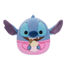 Squishmallows Original Disney 8-Inch Stitch Easting Ice cream Plush - Little Ultrasoft Official Jazwares Plush