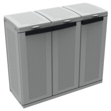 Terry, Ecocab 3, Cabinet for Selective Waste Collection, 3 Compartments - 102x39x88.7 cm
