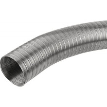 Flexible Stainless Steel Chimney Flue Liner Rigid Pipe Multi Fuel Stoves Ø 125 mm (4.92"), 2 m