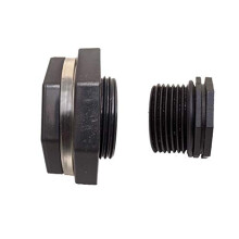 Van Enterprises 1" Drain Valve Plug Kit for Rain Barrels, Tuff Stuff, Rubbermaid Water Tanks, Behrens Steel Tanks, Tubs, Pools
