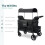 WonderFold W2 Elite Stroller Wagon Volcanic Black 3