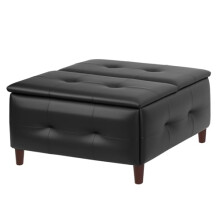 Panana Large Square Storage Ottoman with Lift Top Upholster Ottoman Coffee Table,Spacious Hidden Storage Ottoman Coffee Table, Upholstered Footstool