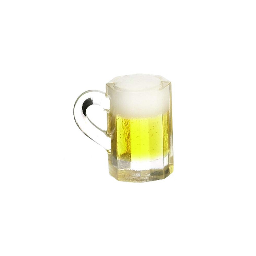 Photos - Doll Accessories Dolls House Miniature 1:12 Scale Pub Bar Accessory Glass Pint of Lager Ale Beer