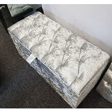 mm08enn New luxury special large chesterfield dimontes ottoman,stoarge box and footstool in crushed velvet. (brown)