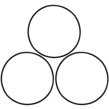 AppliaFit Top Valve O-Ring Compatible with Pentair 271151 for 2-Inch Top and Side Mount Multiport Valves (3-Pack)