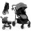 Gymax GYMAX Foldable Baby Stroller with Adjustable Backrest & Canopy (Gray) 1