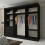 MN Furniture (Black) Modern 3 Mirror Sliding Door Wardrobe 250cm 3