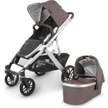 UPPAbaby Vista V2 Pushchair – Theo – All in One, Convertible Baby Stroller, Includes Carry Cot & Toddler Seat, Pushchair Accessories, One Step