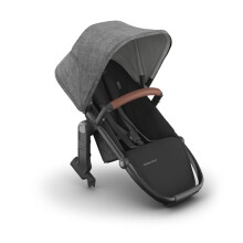UPPAbaby RumbleSeat V3 - Greyson | Vista Pushchair (2015+) | Second Seat Unit with Adapters | Magnetic Harness | Multi-Position Recline | UPF 50+