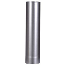 FIREFIX A110/5 FAL Stove Pipe, Length 500 mm, Diameter 110 mm - Stove Pipes Made of Sheet Steel, 0.6 mm Thick, Inside Grommeted, Lengths Laser-Welded