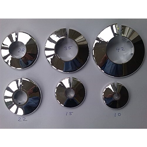 PIPE COLLAR COVER CHROME 35MM X 1