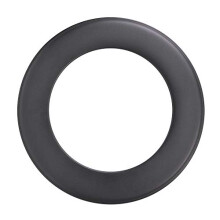 FIREFIX R200/R Stove Pipe Rosette for 2mm Thick Stove Pipes/Flue Pipes in 200mm Diameter for Stoves and Fire Pits Senotherm Black Rigid