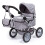 Dolls Pram "Trendy" with Shoulder Bag, Underneath Shopping Basket, Foldable 1