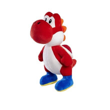 Simba Super Mario Plush Yoshi in Red, 20 cm Plush Toy, Cuddly Toy, Dino Toy, Gift for Children Fans