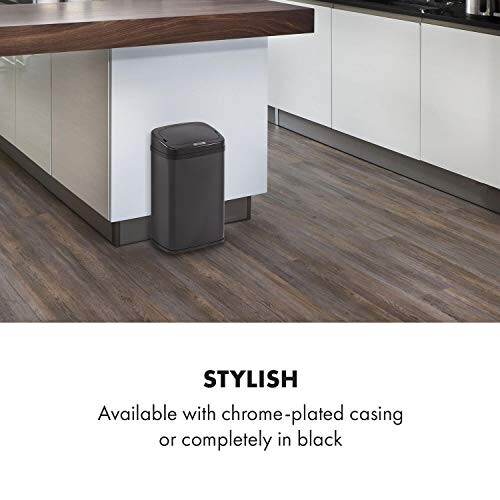 KLARSTEIN Cleansmann Dustbin - Sensor Waste Bin, Rubbish Bin, 30 Litres Capacity, Touchless: Automatic Opening and Closing with Sensor, Bin Bag 1