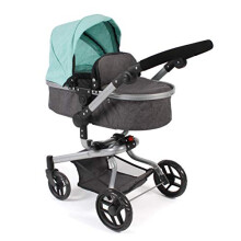 Bayer Chic 2000 Yolo 593-42 Combination Doll's Pram Melange Mint
