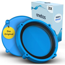 anetos Winter closure set for Intex and Bestway pools - 100% leak-proof - 2 pieces with matching seals