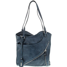 Rieker Ladies Blue Shopper H1025, blue, S