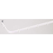 Swish Ultra Metal Extendable Valance Curtain Track Set, White, 180-300cm