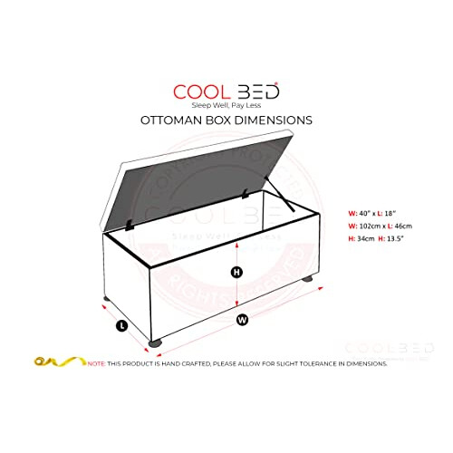 COOL BED Grey Chenille Fabric Cube Large Ottoman Storage Box Storage Bench Seat Stool Footstool Blanket Toy Boxes 2