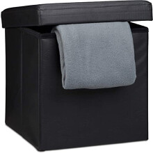 Artistic Fashionista Limited Ottoman Storage Box Faux Leather Folding Footstool Rest Seat Storage Stool Toys Chest Bench Blanket Linen Laundry Box