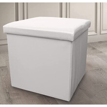 Artistic Fashionista Limited Ottoman Storage Box Faux Leather Folding Footstool Rest Seat Storage Stool Toys Chest Bench Blanket Linen Laundry Box