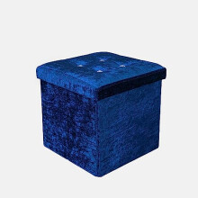 Artistic Fashionista Limited Ottoman Storage Box Faux Leather Folding Footstool Rest Seat Storage Stool Toys Chest Bench Blanket Linen Laundry Box