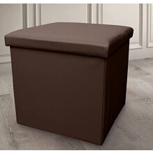 Artistic Fashionista Limited Ottoman Storage Box Faux Leather Folding Footstool Rest Seat Storage Stool Toys Chest Bench Blanket Linen Laundry Box