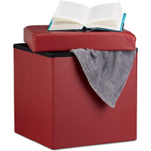 Artistic Fashionista Limited Ottoman Storage Box Faux Leather Folding Footstool Rest Seat Storage Stool Toys Chest Bench Blanket Linen Laundry Box