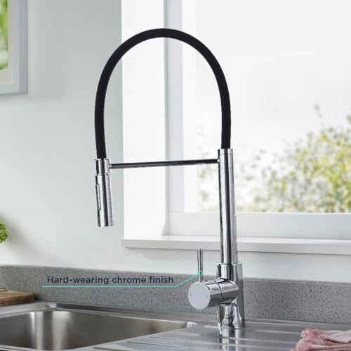 Bristan Bristan Silhouette Pullout Kitchen Mixer Tap 1
