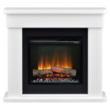 Dimplex Portland 23inch Optiflame Suite, Fully Assembled Electric Fireplace With Choice Flame Colours, Adjustable Flame Brightness, Remote Control.